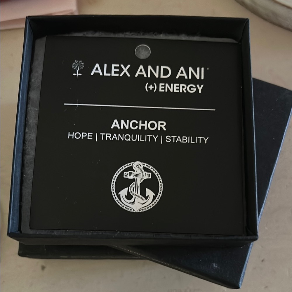 Alex and Ani Silver Anchor Bracelet